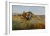 Buffalo Hunt, 1891-Charles Marion Russell-Framed Giclee Print