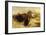 Buffalo Hunt, 1897-Charles Marion Russell-Framed Giclee Print