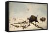 Buffalo Hunt, C.1822-1824-Peter Rindisbacher-Framed Stretched Canvas