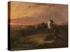 Buffalo Hunt, C.1848-Seth Eastman-Stretched Canvas