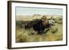 Buffalo Hunt No. 7, 1892-1895-Charles Marion Russell-Framed Giclee Print