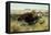 Buffalo Hunt No. 7, 1892-1895-Charles Marion Russell-Framed Stretched Canvas