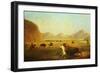 Buffalo Hunt-Alfred J. Miller-Framed Art Print