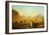 Buffalo Hunt-Alfred J. Miller-Framed Art Print