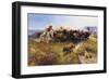 Buffalo Hunt-Charles Marion Russell-Framed Art Print