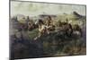 Buffalo Hunt-Edgar Samuel Paxson-Mounted Giclee Print