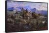 Buffalo Hunt-Edgar Samuel Paxson-Framed Stretched Canvas