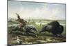 Buffalo Hunt-Frederick Walker-Mounted Giclee Print