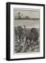Buffalo Hunters in Montana, North America-Richard Caton Woodville II-Framed Premium Giclee Print