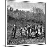 Buffalo Hunters in the Transvaal, South Africa, C1890-null-Mounted Giclee Print