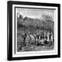 Buffalo Hunters in the Transvaal, South Africa, C1890-null-Framed Giclee Print
