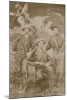 Buffalo Hunters-Mrs. M. Gainsford Photo Arts-Mounted Art Print