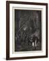 Buffalo Hunting, a Jamboree-Arthur Boyd Houghton-Framed Giclee Print