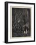 Buffalo Hunting, a Jamboree-Arthur Boyd Houghton-Framed Giclee Print