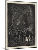 Buffalo Hunting, a Jamboree-Arthur Boyd Houghton-Mounted Giclee Print