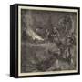 Buffalo Hunting, Camping Out-Arthur Boyd Houghton-Framed Stretched Canvas