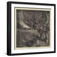 Buffalo Hunting, Camping Out-Arthur Boyd Houghton-Framed Giclee Print