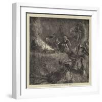 Buffalo Hunting, Camping Out-Arthur Boyd Houghton-Framed Giclee Print