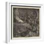 Buffalo Hunting, Camping Out-Arthur Boyd Houghton-Framed Giclee Print