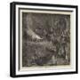 Buffalo Hunting, Camping Out-Arthur Boyd Houghton-Framed Giclee Print