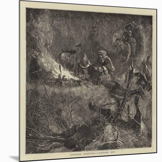 Buffalo Hunting, Camping Out-Arthur Boyd Houghton-Mounted Giclee Print