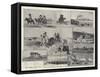 Buffalo Hunting in North America-Paul Frenzeny-Framed Stretched Canvas