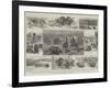 Buffalo-Hunting in the Western Territories of North America-null-Framed Giclee Print