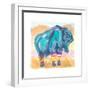 Buffalo In Legwarmers-Kerstin Stock-Framed Art Print