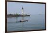 Buffalo Lighthouse, 1833, Us Coast Guard Base, Lake Erie, Buffalo, New York, USA-Cindy Miller Hopkins-Framed Photographic Print