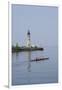 Buffalo Lighthouse, 1833, Us Coast Guard Base, Lake Erie, Buffalo, New York, USA-Cindy Miller Hopkins-Framed Photographic Print