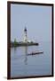 Buffalo Lighthouse, 1833, Us Coast Guard Base, Lake Erie, Buffalo, New York, USA-Cindy Miller Hopkins-Framed Photographic Print