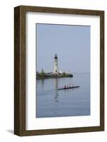Buffalo Lighthouse, 1833, Us Coast Guard Base, Lake Erie, Buffalo, New York, USA-Cindy Miller Hopkins-Framed Photographic Print