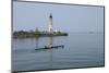 Buffalo Lighthouse, 1833, Us Coast Guard Base, Lake Erie, Buffalo, New York, USA-Cindy Miller Hopkins-Mounted Photographic Print