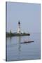 Buffalo Lighthouse, 1833, Us Coast Guard Base, Lake Erie, Buffalo, New York, USA-Cindy Miller Hopkins-Stretched Canvas