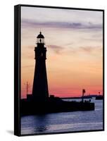 Buffalo Lighthouse, Buffalo Port, New York State, United States of America, North America-Richard Cummins-Framed Stretched Canvas