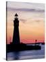 Buffalo Lighthouse, Buffalo Port, New York State, United States of America, North America-Richard Cummins-Stretched Canvas