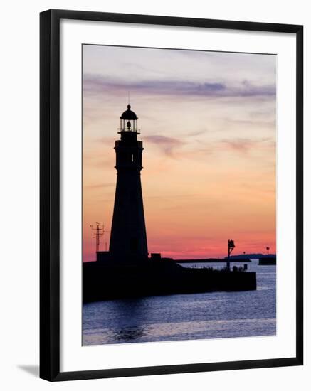 Buffalo Lighthouse, Buffalo Port, New York State, United States of America, North America-Richard Cummins-Framed Photographic Print