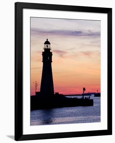 Buffalo Lighthouse, Buffalo Port, New York State, United States of America, North America-Richard Cummins-Framed Photographic Print