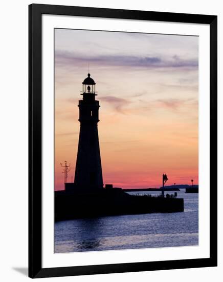 Buffalo Lighthouse, Buffalo Port, New York State, United States of America, North America-Richard Cummins-Framed Photographic Print