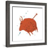 Buffalo Love-Carla Martell-Framed Giclee Print