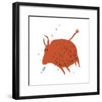 Buffalo Love-Carla Martell-Framed Giclee Print