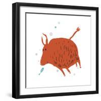 Buffalo Love-Carla Martell-Framed Giclee Print