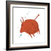 Buffalo Love-Carla Martell-Framed Giclee Print