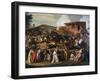 Buffalo Market in Maccarese, Ca 1755-Giuseppe Bottani-Framed Giclee Print