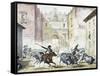 Buffalo Market in Porta Del Popolo-null-Framed Stretched Canvas