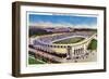 Buffalo, New York - Buffalo Civic Stadium View-Lantern Press-Framed Art Print