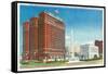 Buffalo, New York - NY State Office, Statler Hotel, McKinley Monument View-Lantern Press-Framed Stretched Canvas