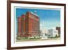 Buffalo, New York - NY State Office, Statler Hotel, McKinley Monument View-Lantern Press-Framed Premium Giclee Print