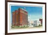 Buffalo, New York - NY State Office, Statler Hotel, McKinley Monument View-Lantern Press-Framed Art Print