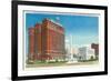 Buffalo, New York - NY State Office, Statler Hotel, McKinley Monument View-Lantern Press-Framed Art Print